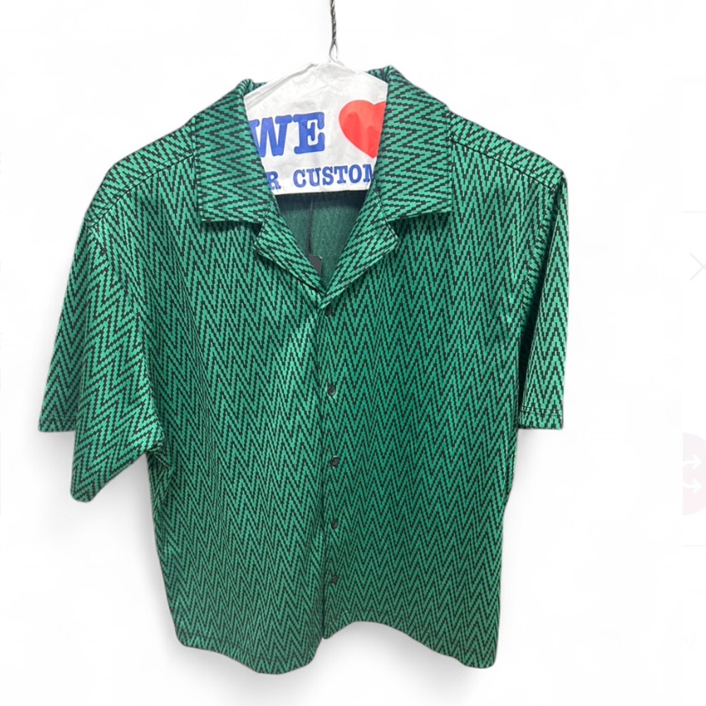 Green Fashion Nova Men's Shirt